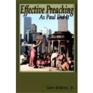 Effective Preaching As Paul Did It