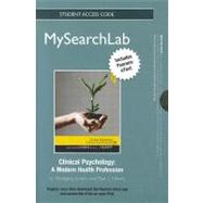 MySearchLab with Pearson eText - Standalone Access Card - for Clinical Psychology A Modern Health Profession