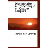 Dictionnaire Autotechnique En Quatre Langues