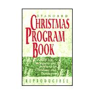 Standard Christmas Program Book: Includes Thanksgiving Material