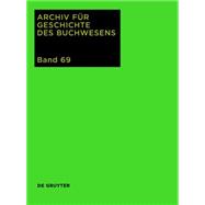 Archiv Fur Geschichte Des Buchwesens 2014