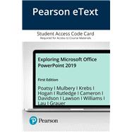 Pearson eText Exploring Microsoft Office PowerPoint 2019 -- Access Card
