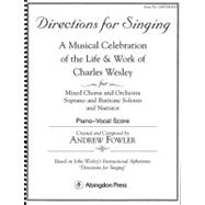 Directions for Singing Choir Piano