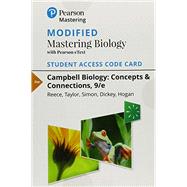 Modified Mastering Biology with Pearson eText -- Standalone Access Card -- for Campbell Biology Concepts & Connections