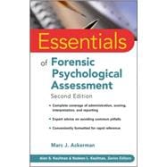 Essentials of Forensic Psychological Assessment