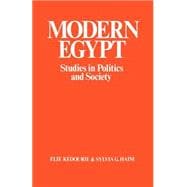 Modern Egypt: Studies in Politics and Society