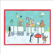 Kate Sutton Holiday Train Boxed Draw Holiday Notecards