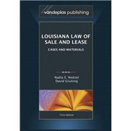Louisiana Law of Sale and Lease: Cases and Materials