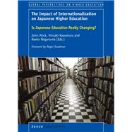 The Impact of Internationalization on Japanese Higher Education