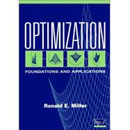 Optimization Foundations and Applications