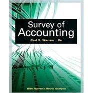 Survey of Accounting First Edition Loose-Leaf Print Companion WileyPlus with WileyPlus Card Set