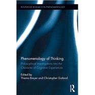 Phenomenology of Thinking: Philosophical Investigations into the Character of Cognitive Experiences