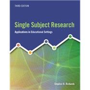 Single Subject Research: Applications in Educational Settings