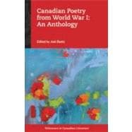 Canadian Poetry from World War I An Anthology
