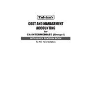 Tulsian’s Cost and Management Accounting (Group-I, Paper 3) for CA-Intermediate