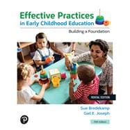 Pearson eText Access Code for Effective Practices in Early Childhood Education