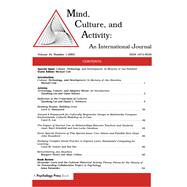 Culture, Technology, and Development: In Memory of Jan Hawkins:a Special Issue of mind, Culture, and Activity