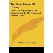 Great Events of History : From the Beginning of the Christian Era to the Nineteenth Century (1899)