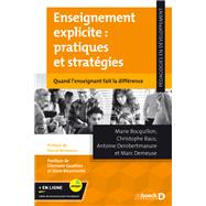 Enseignement explicite : pratiques et stratégies