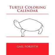 Turtle Coloring Calendar