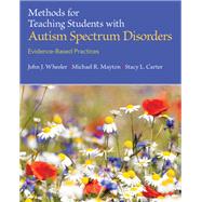 Methods for Teaching Students with Autism Spectrum Disorders