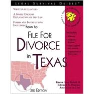 How to File for Divorce in Texas