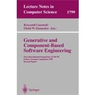 Generative and Component-Based Software Engineering: First International Symposium, Gcse '99, Erfurt, Germany, September 28-30, 1999 : Revised Papers