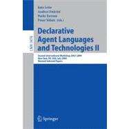 Declarative Agent Languages And Technologies II