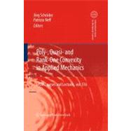 Poly-, Quasi- and Rank-One Convexity in Applied Mechanics