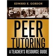Peer Tutoring A Teacher's Resource Guide
