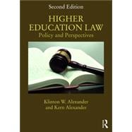 Higher Education Law: Policy and Perspectives