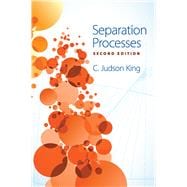 Separation Processes Second Edition