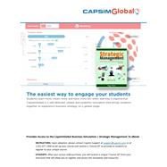 CapsimGlobal Simulation + Strategic Management: Value Creation, Sustainability, and Performance (7th Edition eBook)