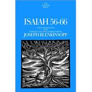 Isaiah 56-66 : A New Translation with Introduction and Commentary