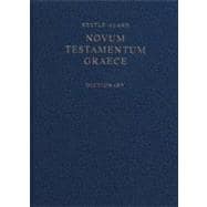 Nestle-aland Novum Testamentum Graece With Greek-english Dictionary