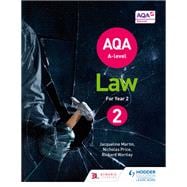 AQA A-level Law for Year 2,9781510401747