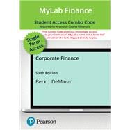 Corporate Finance -- MyLab Finance with Pearson eText   Print Combo Access Code