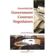 Essentials for Government Contract Negotiators