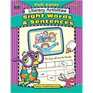 Full-color Literacy Activities for Sight Words & Sentences: Grades 1 - 2