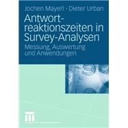 Antwortreaktionszeiten in Survey-analysen