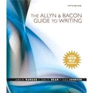 Allyn & Bacon Guide to Writing, The: MLA Update Edition,9780205741755 Allyn & Bacon Guide to Writing, The: MLA Update Edition,9780205741755