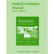 Student's Solutions Manual for Statistics for Business and Economics