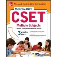 McGraw-Hill's CSET Multiple Subjects Strategies + 3 Practice Tests