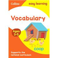 Collins Easy Learning Preschool – Vocabulary Activity Book Ages 3-5
