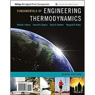 Fundamentals of Engineering Thermodynamics + Wileyplus Card