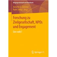Forschung Zu Zivilgesellschaft, Npos Und Engagement