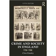 Crime and Society in England: 1750û1900