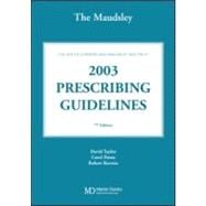 Maudsley 2003 Prescribing Guidelines