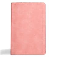 CSB Thinline Bible, Blush Pink SuedeSoft LeatherTouch