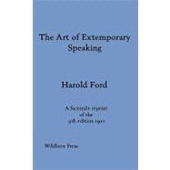 The Art of Extemporary Speaking